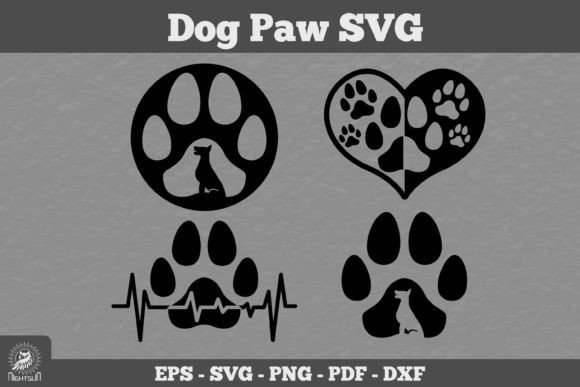 Animal Paw Embroidery Design
