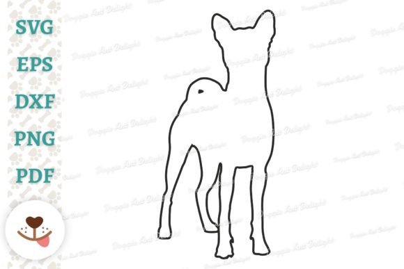 Basenji Dog Outline Svg Png Dxf Cut File