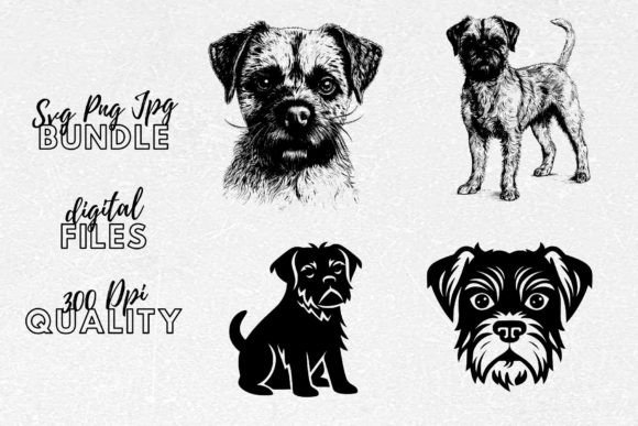 Border Terrier SVG - Dog Clipart