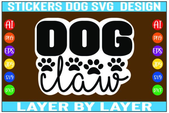 Dog Claw SVG Design