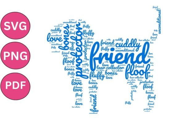 Dog Cloud SVG, PNG, PDF