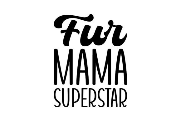 Dog Mama Svg Typography Design