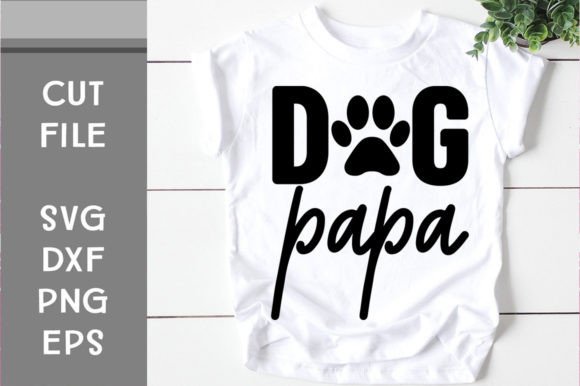 Dog Papa SVG Cut File