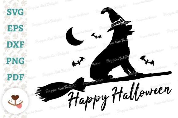 Happy Halloween Rottweiler Dog Png Svg
