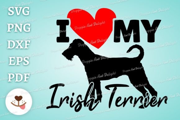 I Love My Irish Terrier Dog