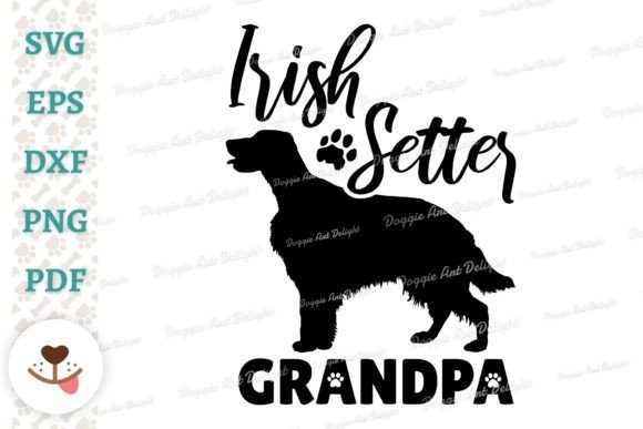 Irish Setter Grandpa Svg