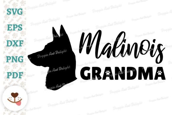 Malinois Grandma, Dog Grandma Svg Png