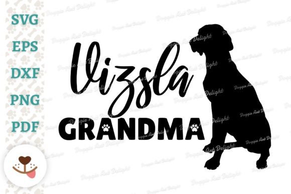 Vizsla Grandma, Dog Grandma Svg Pn Dxf